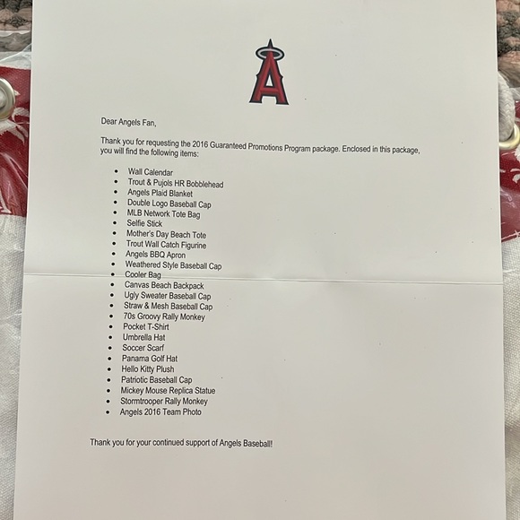 Angels baseball 2016 promotional program package complete set MINT Mike Trout - Picture 14 of 14